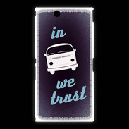Coque Sony Xpéria Z Ultra In Combi We trust Bleu ZG