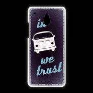 Coque HTC One Mini In Combi We trust Bleu ZG