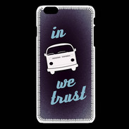 Coque iPhone 6Plus / 6Splus In Combi We trust Bleu ZG