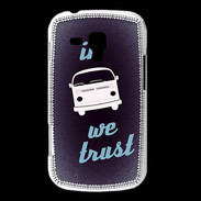 Coque Samsung Galaxy Trend In Combi We trust Bleu ZG