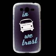 Coque Samsung Galaxy Grand In Combi We trust Bleu ZG