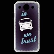 Coque LG G Pro In Combi We trust Bleu ZG