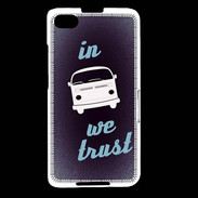 Coque Blackberry Z30 In Combi We trust Bleu ZG