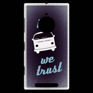Coque Nokia Lumia 830 In Combi We trust Bleu ZG