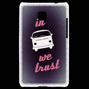 Coque LG Optimus L3 II In Combi We trust Rouge ZG
