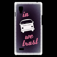 Coque LG Optimus L9 In Combi We trust Rouge ZG