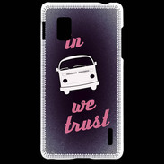 Coque LG Optimus G In Combi We trust Rouge ZG