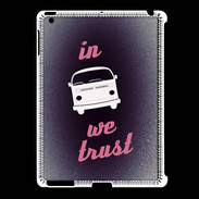Coque iPad 2/3 In Combi We trust Rouge ZG