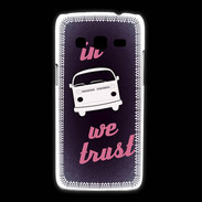 Coque Samsung Galaxy Express2 In Combi We trust Rouge ZG