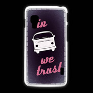 Coque LG L5 2 In Combi We trust Rouge ZG