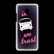 Coque HTC One Mini In Combi We trust Rouge ZG