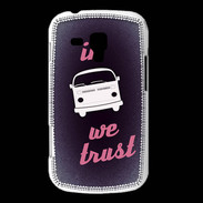 Coque Samsung Galaxy Trend In Combi We trust Rouge ZG