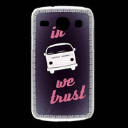 Coque Samsung Galaxy Core In Combi We trust Rouge ZG