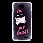 Coque LG L90 In Combi We trust Rouge ZG
