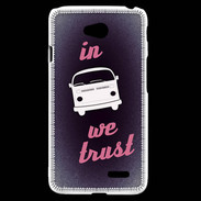 Coque LG L70 In Combi We trust Rouge ZG
