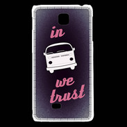 Coque LG F5 In Combi We trust Rouge ZG