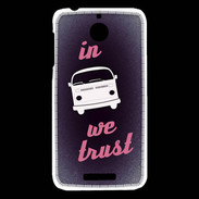 Coque HTC Desire 510 In Combi We trust Rouge ZG