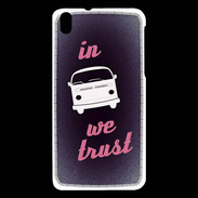 Coque HTC Desire 816 In Combi We trust Rouge ZG