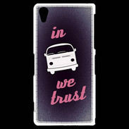 Coque Sony Xperia Z2 In Combi We trust Rouge ZG