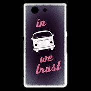Coque Sony Xperia Z3 Compact In Combi We trust Rouge ZG