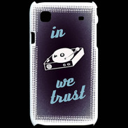 Coque Samsung Galaxy S In DJ We trust Bleu ZG