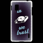 Coque LG Optimus G In DJ We trust Bleu ZG