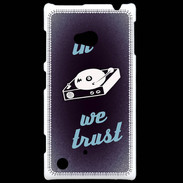 Coque Nokia Lumia 720 In DJ We trust Bleu ZG