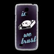 Coque Samsung Galaxy S4mini In DJ We trust Bleu ZG