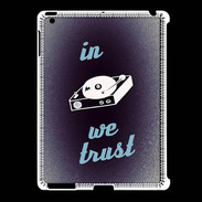Coque iPad 2/3 In DJ We trust Bleu ZG