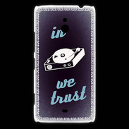Coque Nokia Lumia 1320 In DJ We trust Bleu ZG