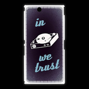 Coque Sony Xpéria Z Ultra In DJ We trust Bleu ZG