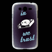 Coque Samsung Galaxy Grand In DJ We trust Bleu ZG