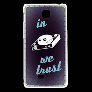 Coque LG F5 In DJ We trust Bleu ZG