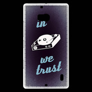 Coque Nokia Lumia 930 In DJ We trust Bleu ZG