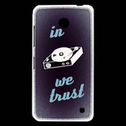 Coque Nokia Lumia 630 In DJ We trust Bleu ZG