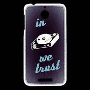 Coque HTC Desire 510 In DJ We trust Bleu ZG