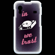 Coque Samsung ACE S5830 In DJ We trust Rouge ZG