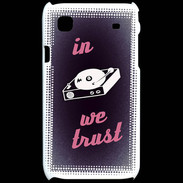 Coque Samsung Galaxy S In DJ We trust Rouge ZG