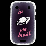 Coque Blackberry Bold 9900 In DJ We trust Rouge ZG