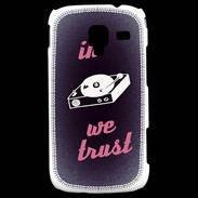 Coque Samsung Galaxy Ace 2 In DJ We trust Rouge ZG