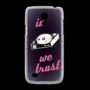 Coque Samsung Galaxy S4mini In DJ We trust Rouge ZG