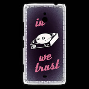 Coque Nokia Lumia 1320 In DJ We trust Rouge ZG
