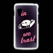 Coque LG L5 2 In DJ We trust Rouge ZG