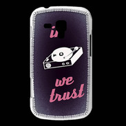 Coque Samsung Galaxy Trend In DJ We trust Rouge ZG