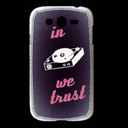 Coque Samsung Galaxy Grand In DJ We trust Rouge ZG