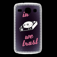 Coque Samsung Galaxy Core In DJ We trust Rouge ZG