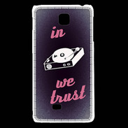 Coque LG F5 In DJ We trust Rouge ZG