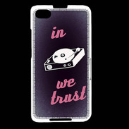 Coque Blackberry Z30 In DJ We trust Rouge ZG