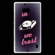 Coque Nokia Lumia 930 In DJ We trust Rouge ZG