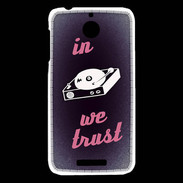 Coque HTC Desire 510 In DJ We trust Rouge ZG